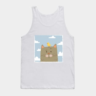 Cat and Duck Tank Top